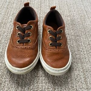 Faux-Leather Oxford Sneakers for Toddler Boys size 6